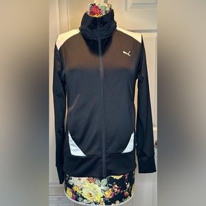 Puma Full-Zip Mock Neck Track Jacket